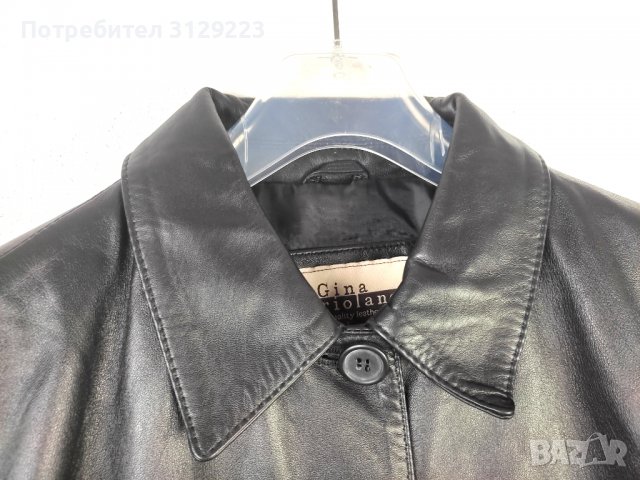 Gina Mariolano leather coat 40, снимка 5 - Палта, манта - 37825309
