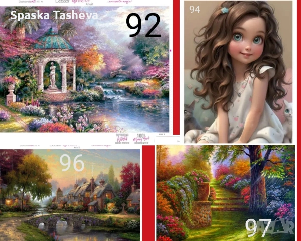 Диамантени гоблени , снимка 4 - Гоблени - 50425087