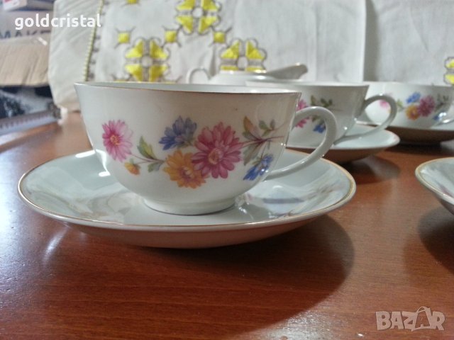 Стар немски порцелан чаши за чай , снимка 5 - Антикварни и старинни предмети - 40551718