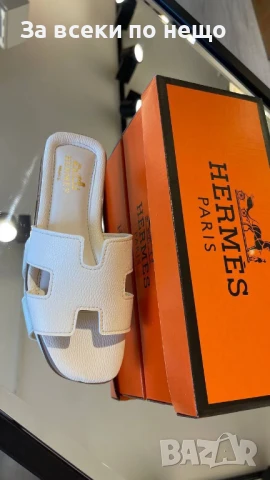 Hermes Дамски Летни Ежедневни Чехли Хермес - 2 Налични Цвята Код E635, снимка 4 - Чехли - 51001258