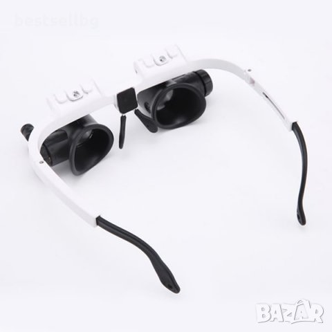 Часовникарска мощна увеличителна лупа очила с лед осветление за бижута, снимка 8 - Други инструменти - 29095920