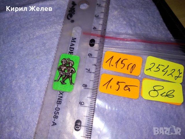 СТАР Сребърен ЗОДИАКАЛЕН АРТ МЕДАЛЬОН ЗОДИЯ БЛИЗНАЦИ СРЕБРО 800 ФИГУРАЛЕН АСТРОЛОГИЧЕН ПЕНДАНТ 25427, снимка 7 - Антикварни и старинни предмети - 39319673