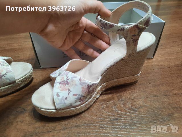 Дамски сандали на платформа, снимка 4 - Сандали - 44554957