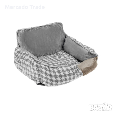 Легло Mercado Trade, За кучета, Фотьойл, Каре, Сив