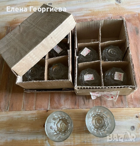 12 броя чаши “Кварц” Сливен първо качество., снимка 3 - Чаши - 54216433