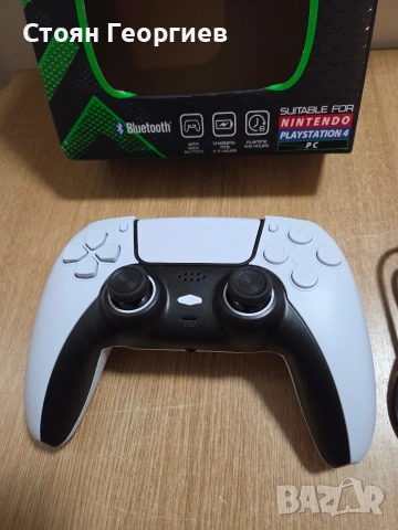 Чисто нов безжичен контролер Battletron Bluetooth, съвместим с Nintendo Switch и PlayStation 4