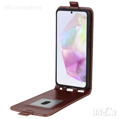 Samsung Galaxy A36 5G / A56 5G Flip3 Кожен Калъф и Скрийн Протектор, снимка 5 - Калъфи, кейсове - 50789854