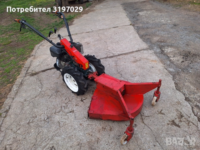 Косачка роторна Goldoni 10 к.с. мулчер мотоблок, снимка 3 - Градинска техника - 52877428