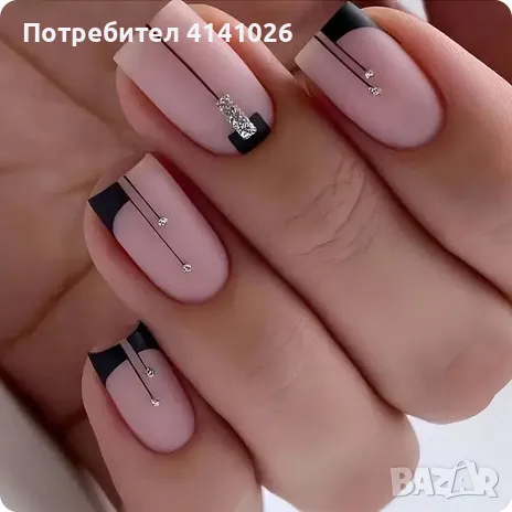 Самозалепващи изкуствени нокти Press On Nails, снимка 1 - Продукти за маникюр - 48223973