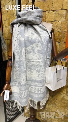 Dior ✨Кашмир ✨ Дамски Шалове , снимка 5 - Шалове - 56227540
