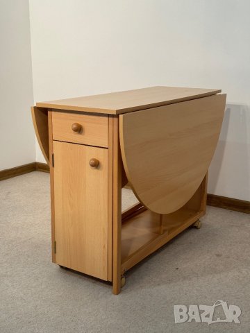 Разтегателна маса със 4 сгъваеми стола, сет , снимка 11 - Маси - 44274314