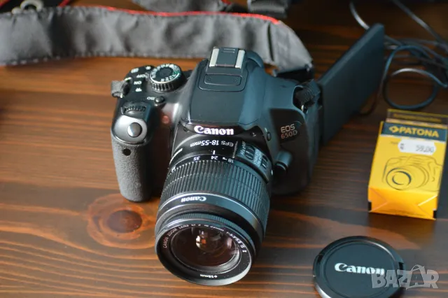 Фотоапарат Canon EOS 650D, обектив EFS 18-55, снимка 3 - Фотоапарати - 46518090
