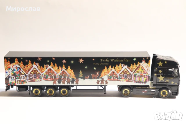 HERPA H0 1/87 MAN KАМИОН МОДЕЛ ВЛЕКАЧ ТИР, снимка 7 - Колекции - 51158603