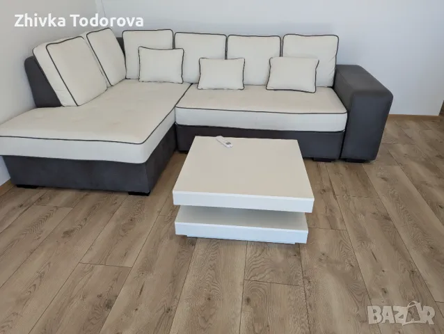 Холна маса с въртящ се плот, снимка 2 - Маси - 49461759