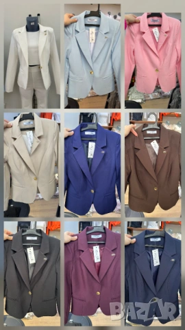 Елегантно сако 9 цвята , снимка 2 - Сака - 54059457