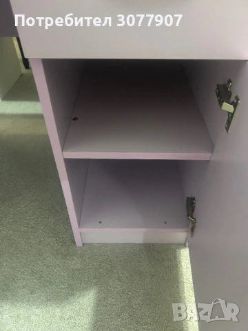 Бюро в лилав цвят, снимка 7 - Бюра - 54314021