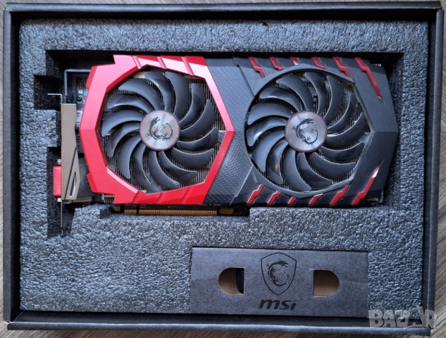 Видео карта GPU MSI RX 580 8GB, снимка 3 - Видеокарти - 52121866