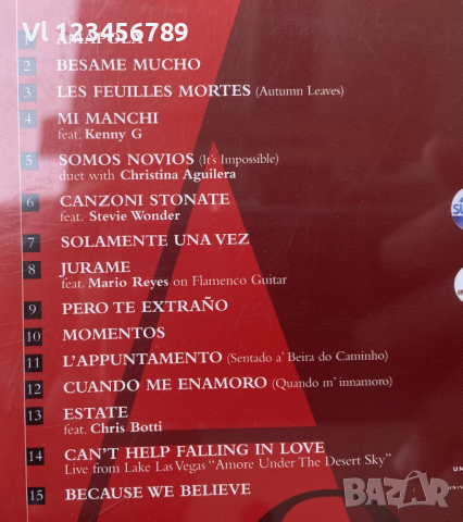 CD - Andreа Bocelli- Amore, снимка 2 - CD дискове - 44639949