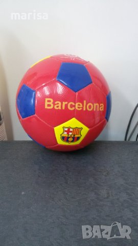 Футболна топка Барселона, футболна петица - 1991, снимка 2 - Футбол - 39681966