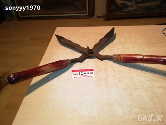 СТАРА НЕМСКА НОЖИЦА 60СМ 1010211853, снимка 14 - Антикварни и старинни предмети - 34416492