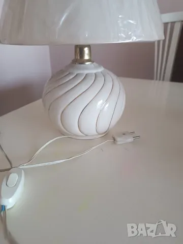 Порцеланова нощна лампа , снимка 6 - Настолни лампи - 50045413