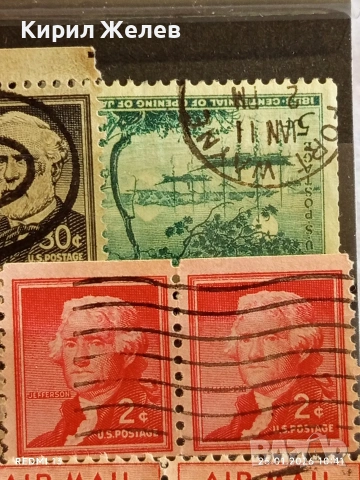Стари пощенски марки от цял свят смесени АМЕРИКАНСКИ ПРЕЗИДЕНТИ за КОЛЕКЦИЯ 51954, снимка 7 - Филателия - 53218188