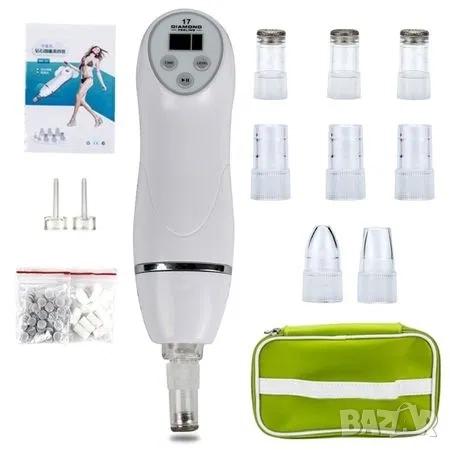 Уред за диамантено микро дермабразио, вакуум за лице акне пилинг, снимка 2 - Козметични уреди - 52070474