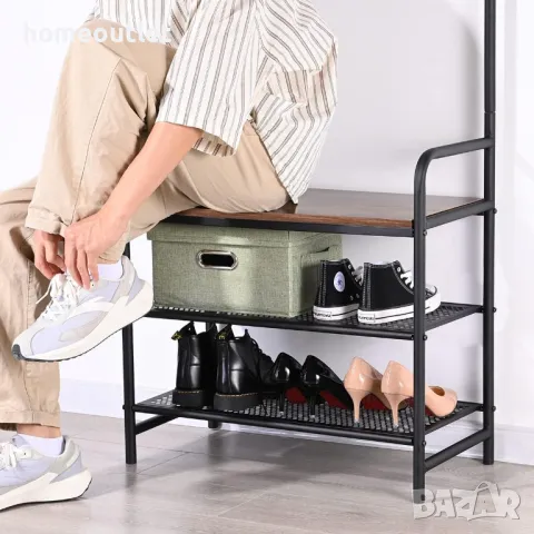 ПРОМОЦИЯ Портманто в индустриален стил JINHUI X001JX9LRN, снимка 3 - Портманта - 48848327