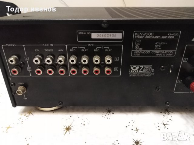 Kenwood-ka4020, снимка 6 - Ресийвъри, усилватели, смесителни пултове - 31222180