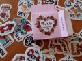 стикери любов, свети валентин стикерчета лепенки, снимка 1 - Ученически пособия, канцеларски материали - 29901832