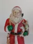 Vintage статуетки Дядо Коледа и коледен музикант , снимка 2