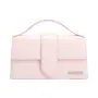 Оригинална кожена чанта Jacquemus Le Grand Bambino Pink, снимка 1