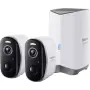 BASEUS Смарт камера външна Security N1, 2K, 16GB EMMC, WiFi (2-камери + HomeStation Kit, снимка 1