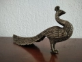 Продавам месингова фигура-паун, снимка 1