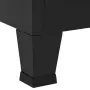 vidaXL Индустриален скрин за съхранение, черен, 90x40x100 cм, стомана, снимка 5