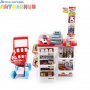Детски магазин с продукти и количка за пазаруване, снимка 3