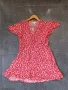 Аmisu червена рокля на бели цветчета , снимка 1