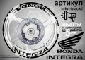 Honda Integra кантове и надписи за джанти, снимка 2