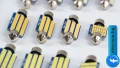 10 бр. Автомобилни сулфидни крушки 12 V 41mm с 36 LED диода ледено сини интериорни светлини четене, снимка 14