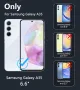 Калъф FNTCASE за Samsung Galaxy A35-5G, прозрачен, включва протектор за екран, снимка 2