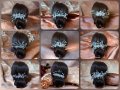 Сватбени гребени - аксесоари за коса (Ръчна изработка), снимка 1 - Сватбени аксесоари - 44374715