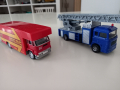 Две интересни камиончета, 15 см., снимка 1 - Коли, камиони, мотори, писти - 44641287