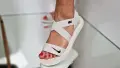 Дамски сандали Nike в бяло, снимка 2