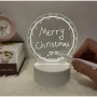 3D LED нощна лампа - табло за съобщения, снимка 4