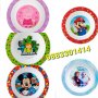 Детска чиния Еднорог, Пепа Пиг, Супер Марио, Спайдермен и др. , снимка 1 - Други - 42612533
