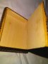 Дървена кутия хенд мейд пирографирана рисувана -става за карти-105х85х25мм, снимка 3