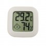 Стенен мини термометър с влагомер, снимка 1 - Друга електроника - 38940851