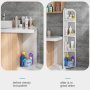 Водоустойчив ъглов шкаф за баня, кухня или хол, снимка 5