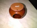 Керамична топка гърне за свещ или друго рядка от соца Н-80мм фи 105мм, снимка 6