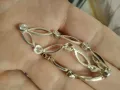 Красива сребърна гривна с циркони сребро 925, снимка 10